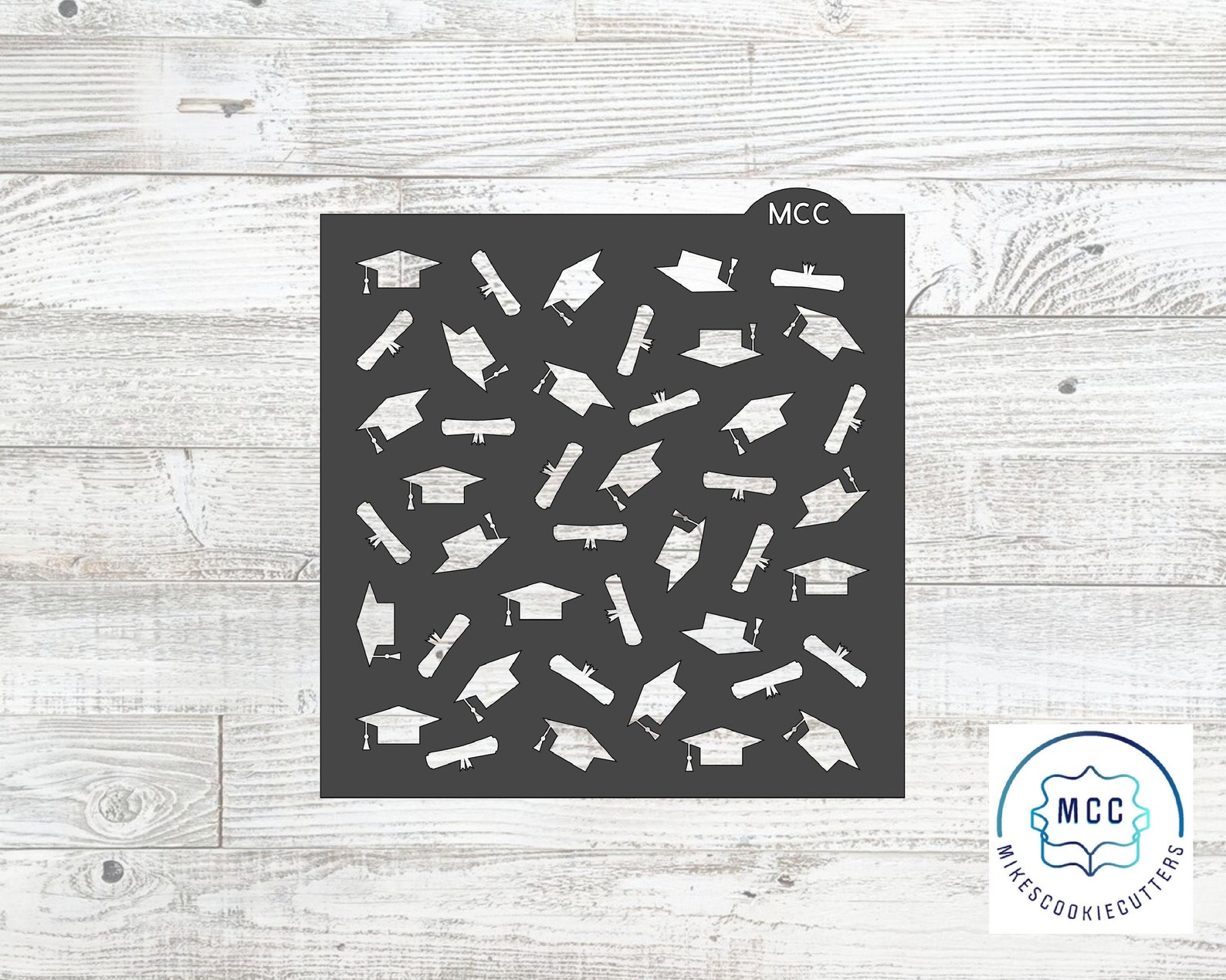 Graduation Cap Stencil Template