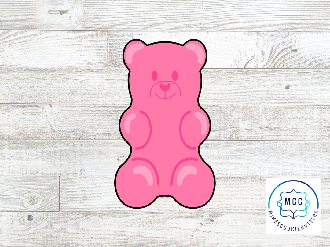 Gummy Bear Cookie Cutter Etsy