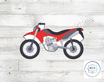 Tagliapasta per biscotti da corsa con moto da cross