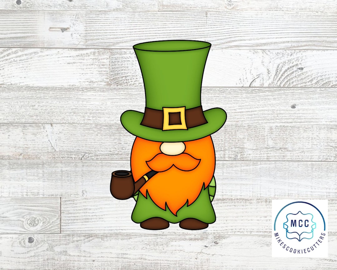 Leprechaun Gnome 1 St. Patrick's Day Cookie Cutter - Etsy