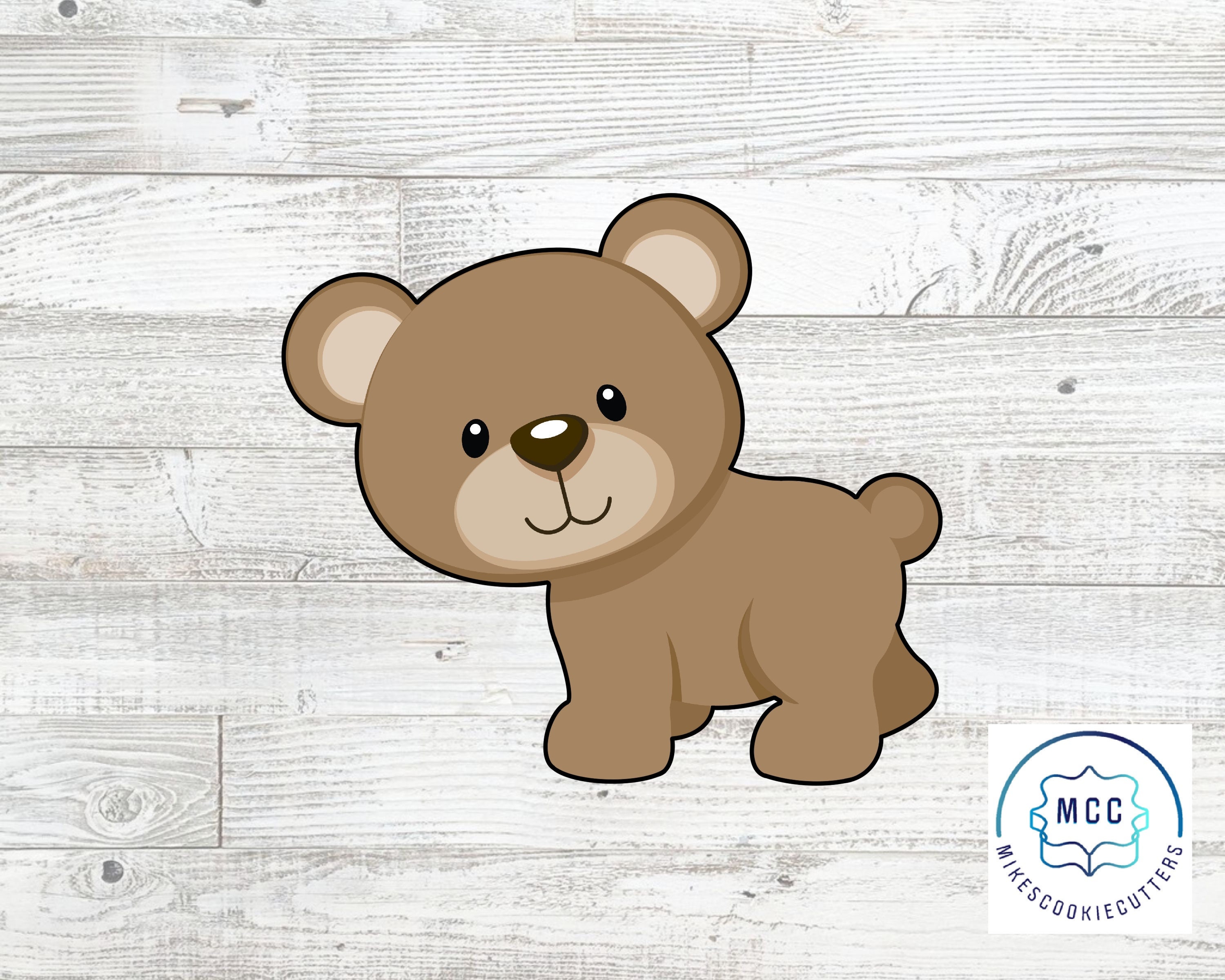 Woodland Bear Cookie Cutter - Etsy
