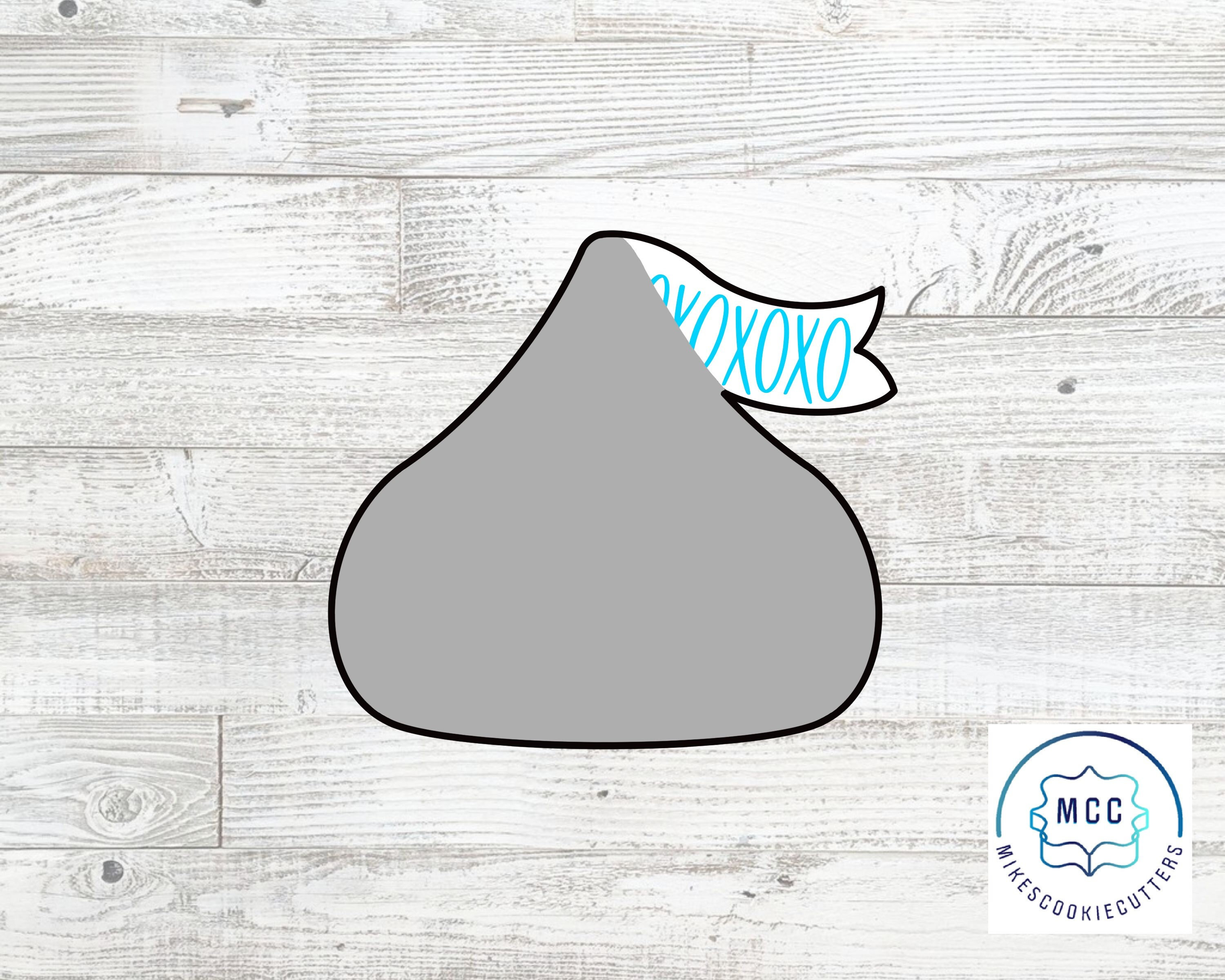 Hersheys Kiss Cookie Cutter Etsy