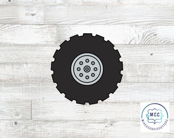 Off Road Monster Truck Tire Cookie Cutter