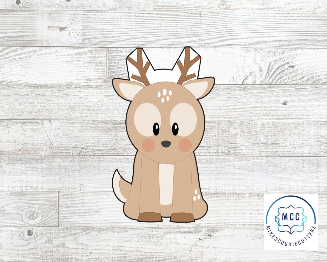 Woodland Deer 2 Cookie Cutter - Etsy