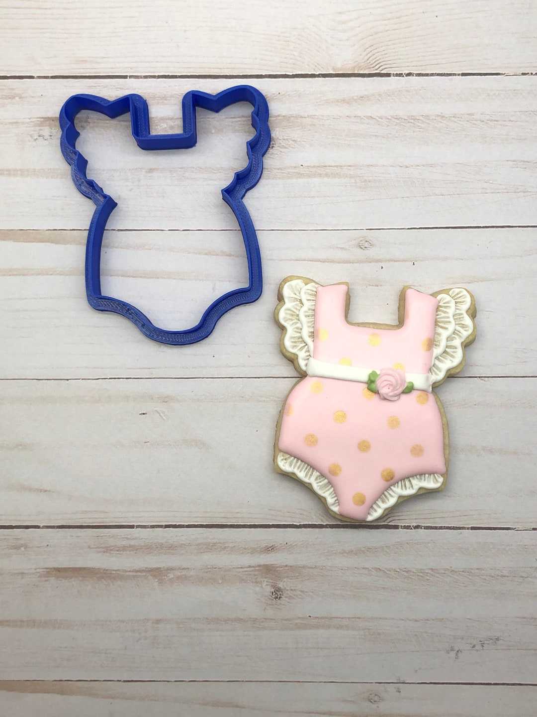 Baby Girl Ruffle One-piece Bodysuit Cookie Cutter