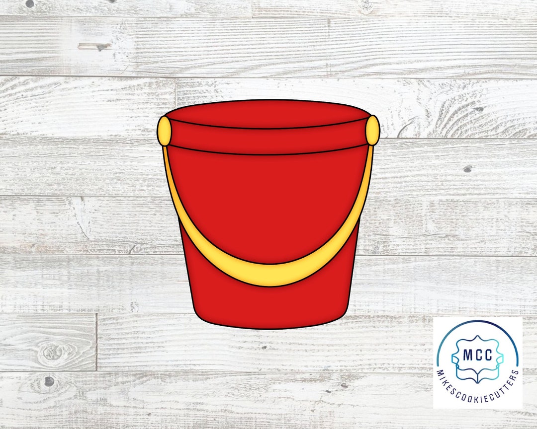 Beach Sand Pail Bucket Cookie Cutter Etsy