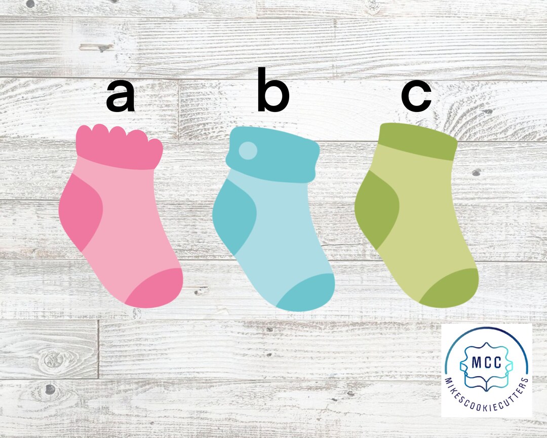 Baby Sock Cookie Cutter - Etsy