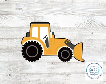 Bulldozer Construction Cookie Cutter