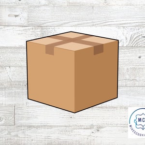 Boîte d’expédition en carton 1 emporte-pièce