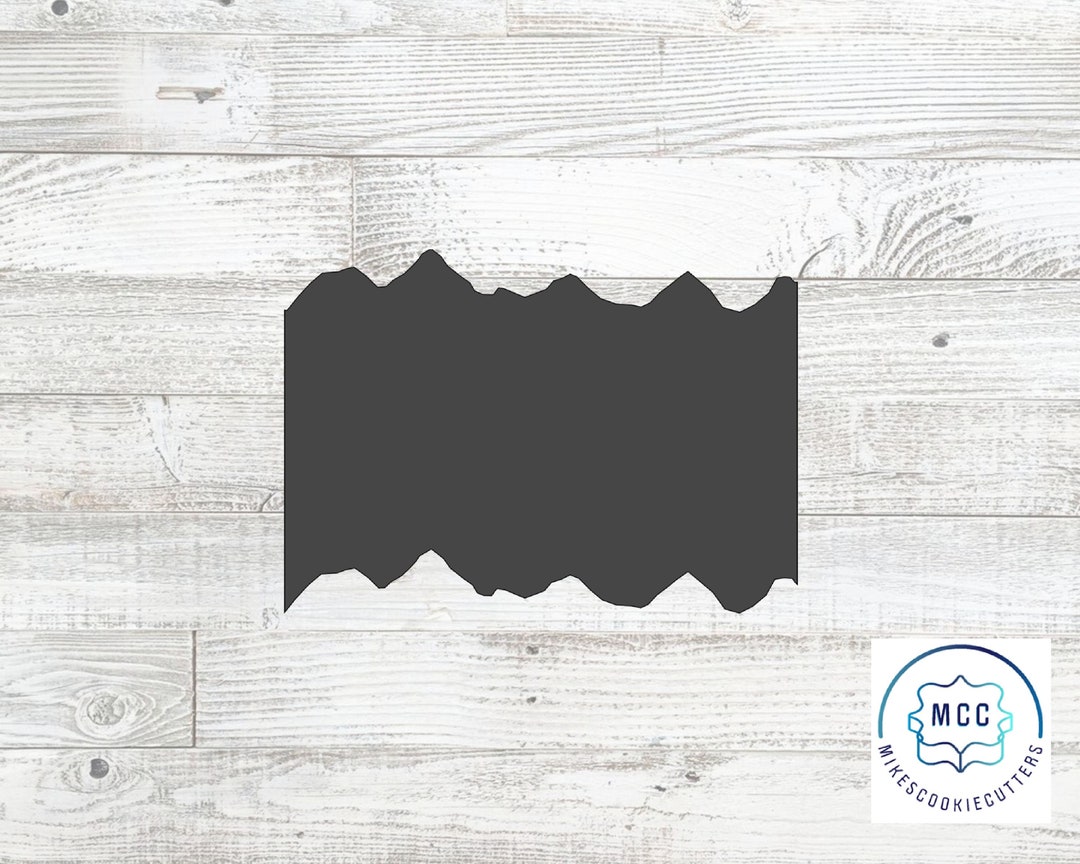 Mountains Stencil - Etsy