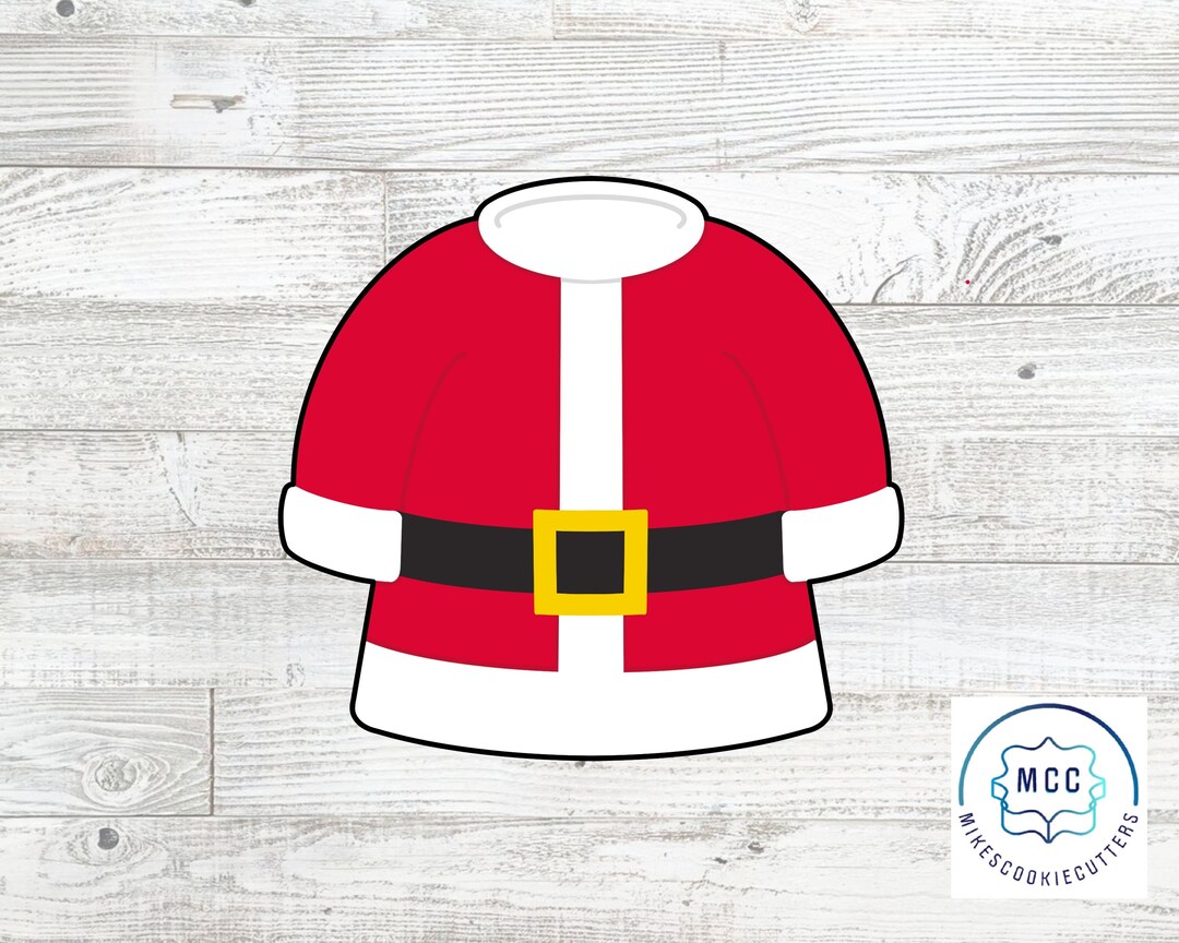 Santa Claus Jacket Coat Christmas Cutter - Etsy