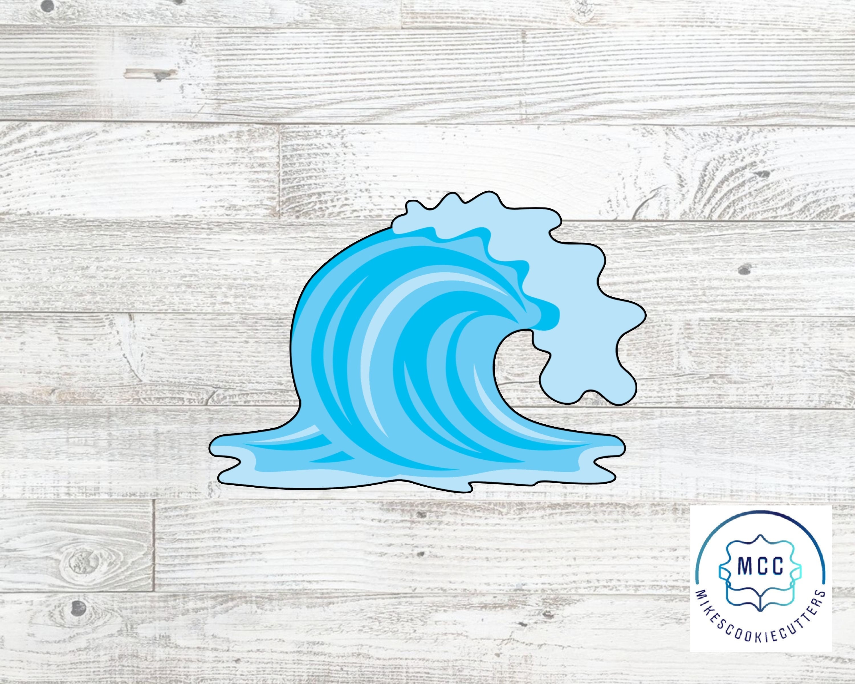 Beach Ocean Wave Surf Cookie Cutter - Etsy