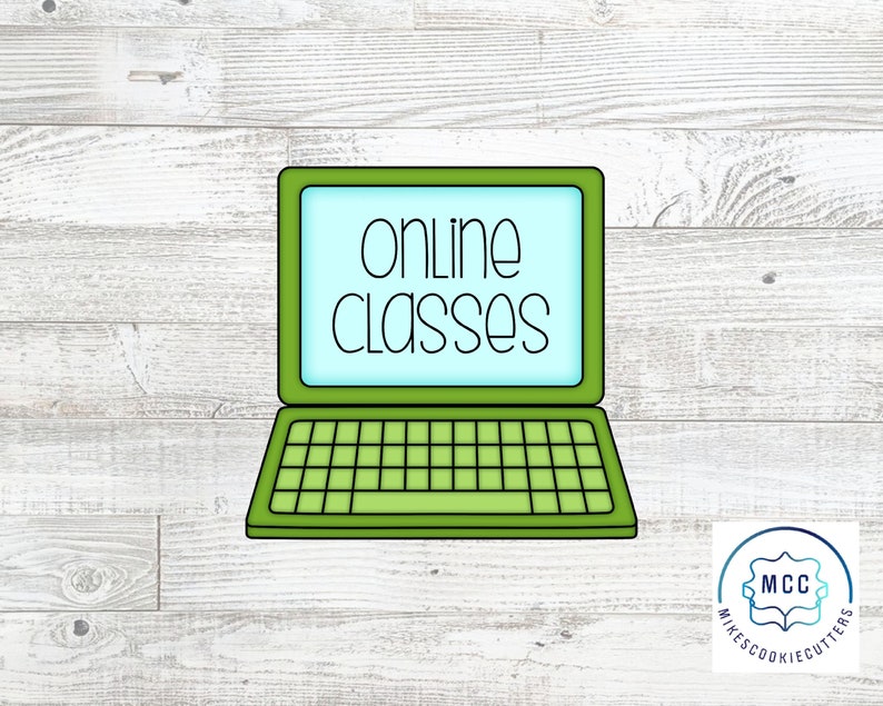 Computer Cookie Cutter Svg Laptop Computer Cookie Cutter - Etsy