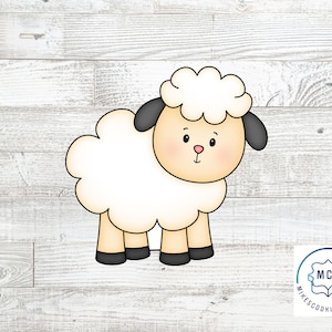 Easter Farm Lamb Sheep Cookie Cutter