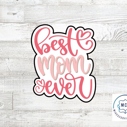 Floral Mother's Day Card Cookie Cutter Floral Etsy