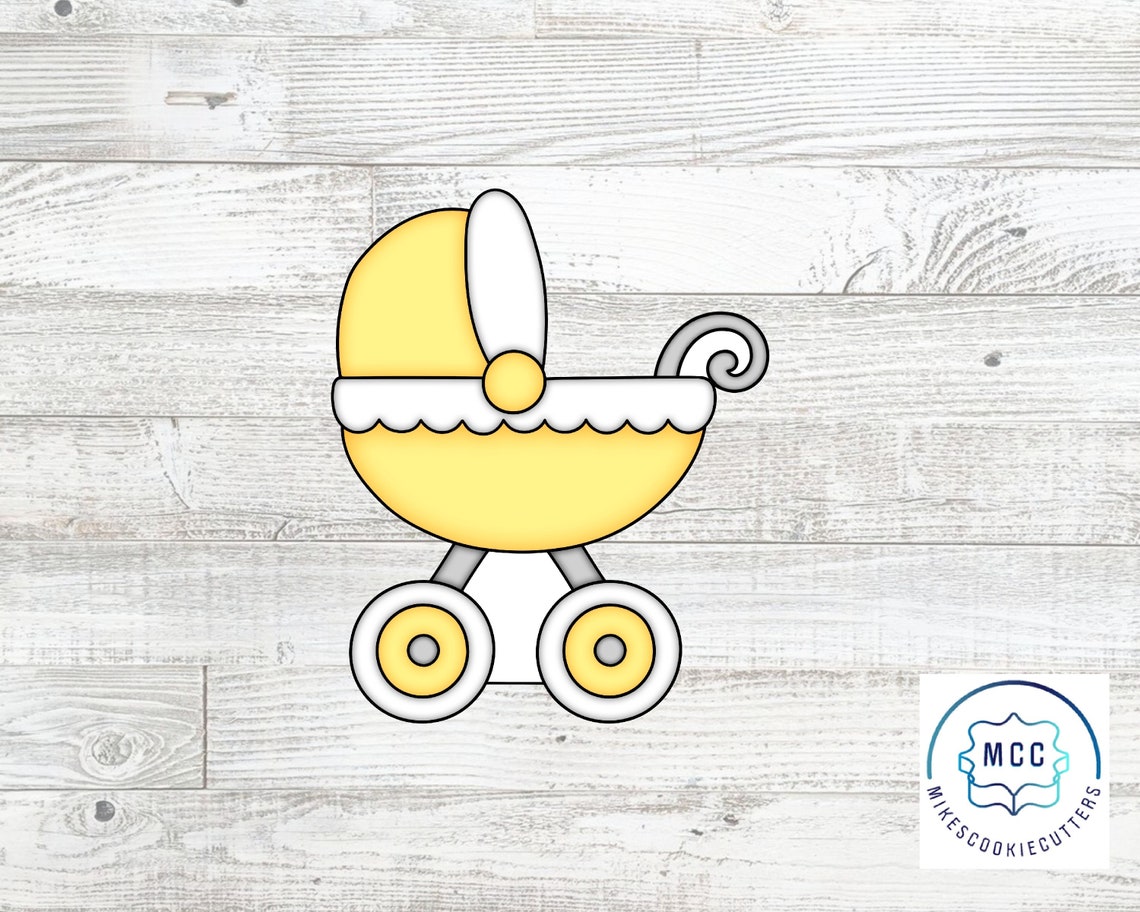 Baby Stroller Cookie Cutter Etsy