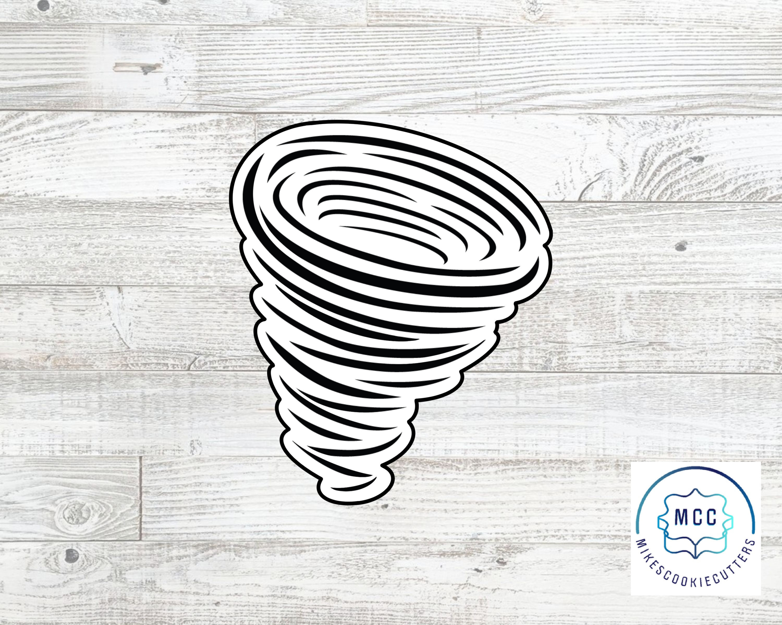 Tornado Cookie Cutter or Stencil - Etsy