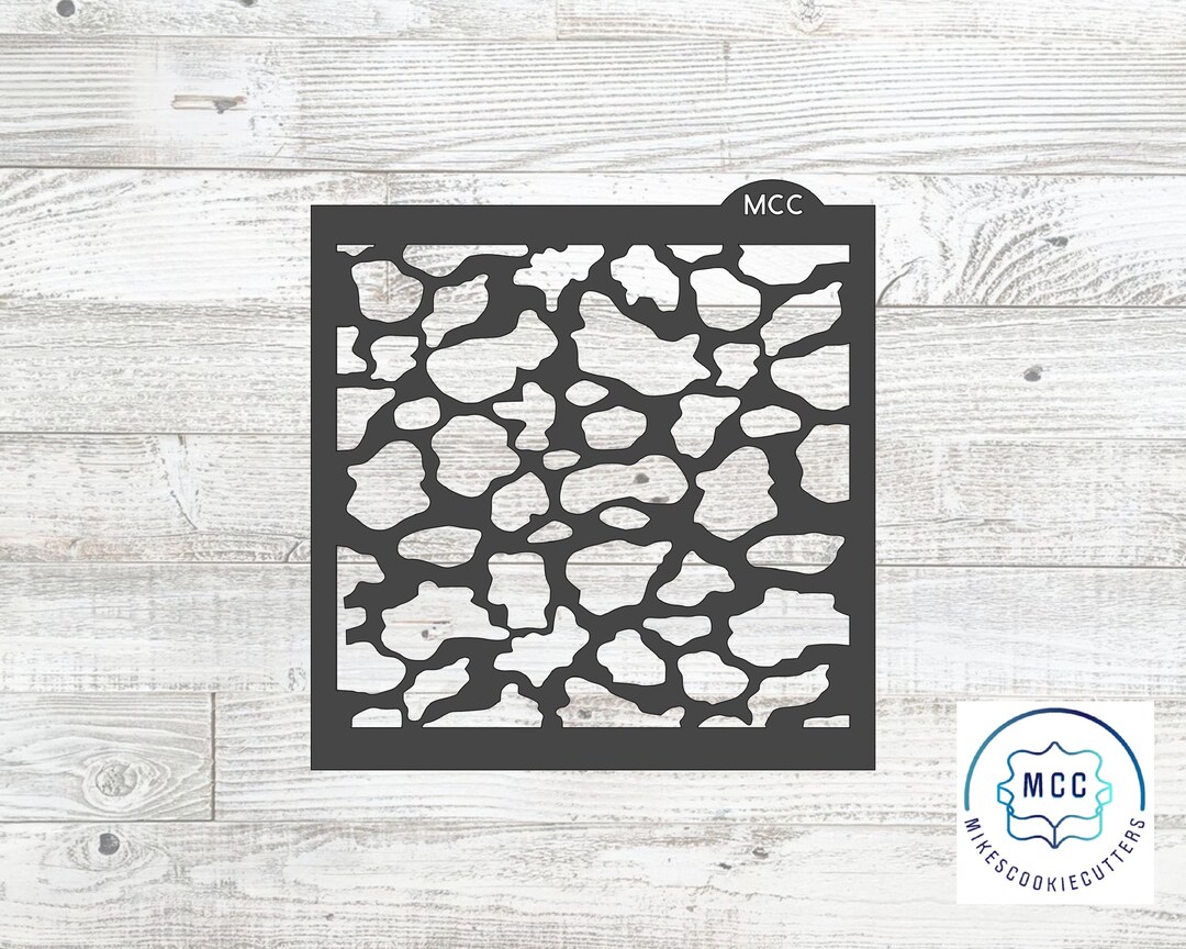 Cow Animal Print Stencil - Etsy, image size:1080x864