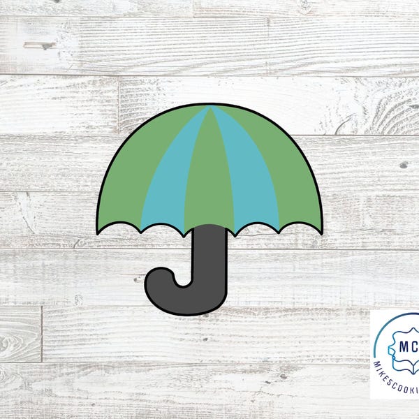 Cookie Biscuit Pattern Print Automatic Foldable Umbrella