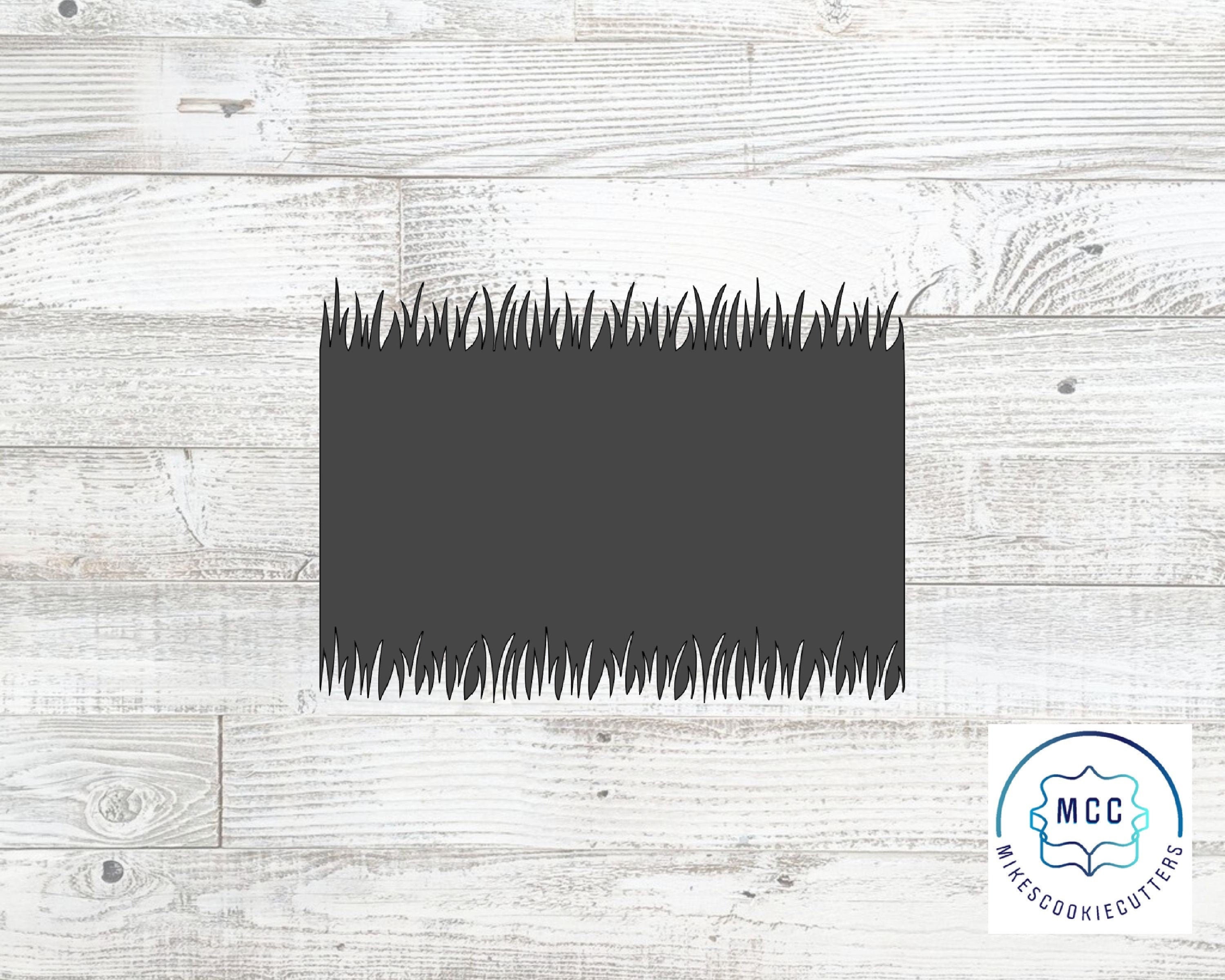 Grass Pattern Stencil Etsy