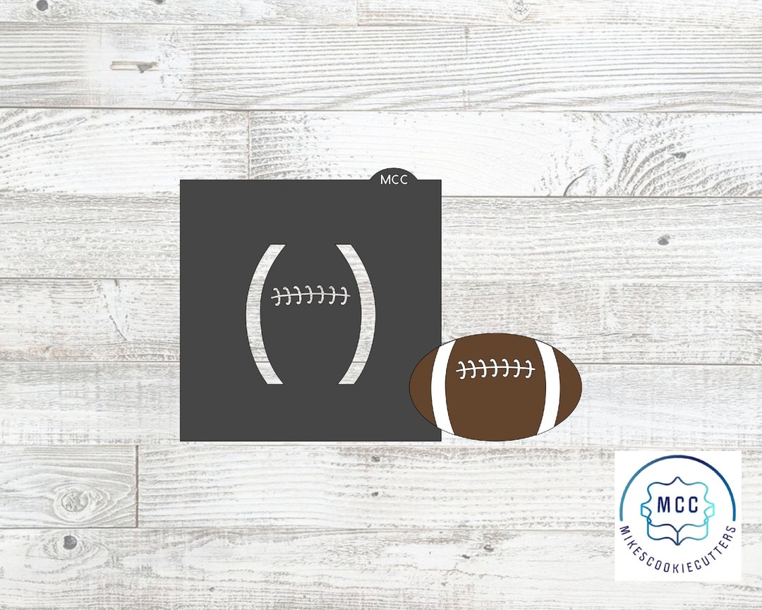 Football Stencil - Etsy