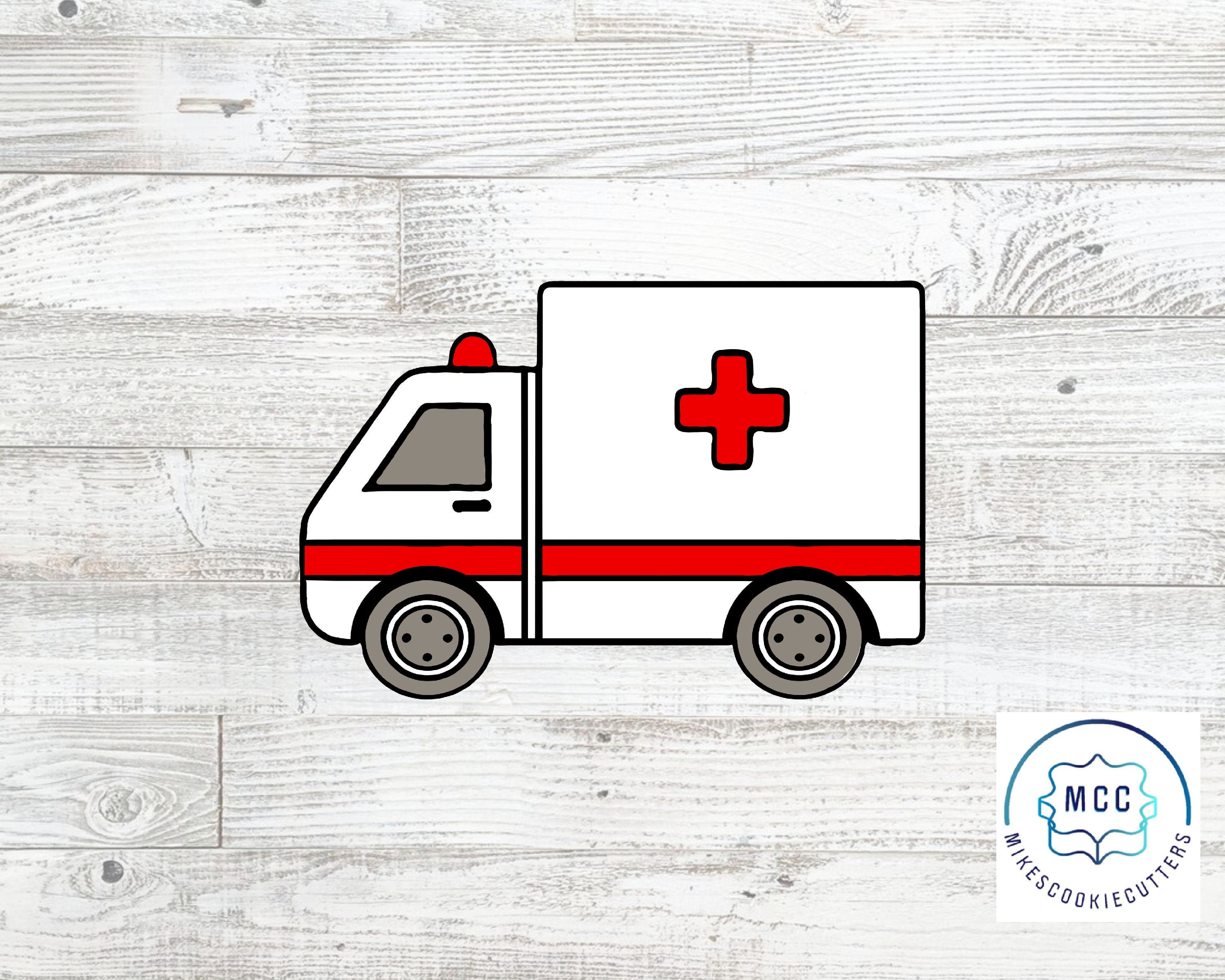 Ambulance Cookie Cutter - Etsy Singapore Ambulance Cookie Cutter - Etsy Singapore