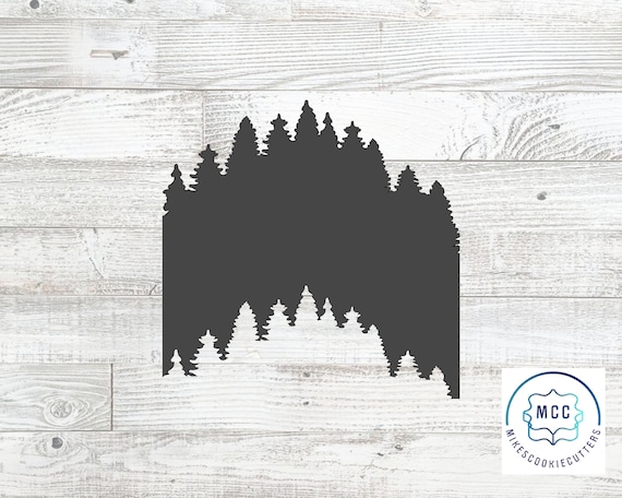 trees stencil 2 etsy