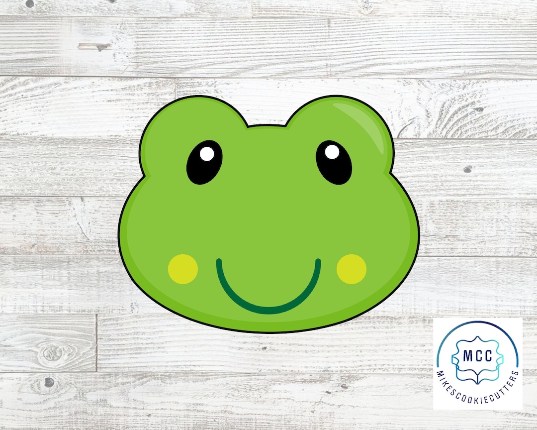 Frog Head Jungle Animal Cookie Cutter - Etsy