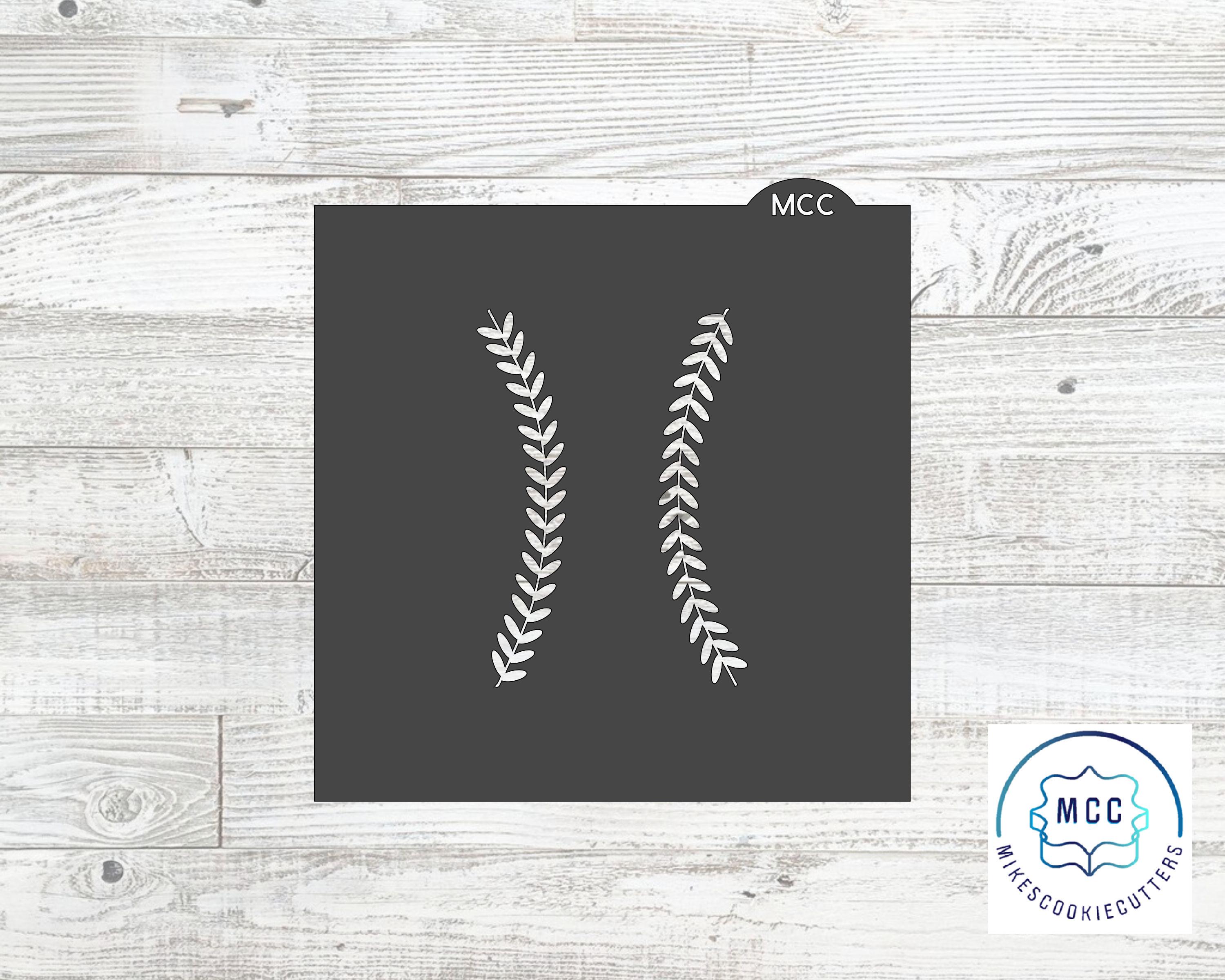 Baseball Softball Stitches Stencil - Etsy