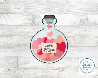 Love Potion Cookie Cutter