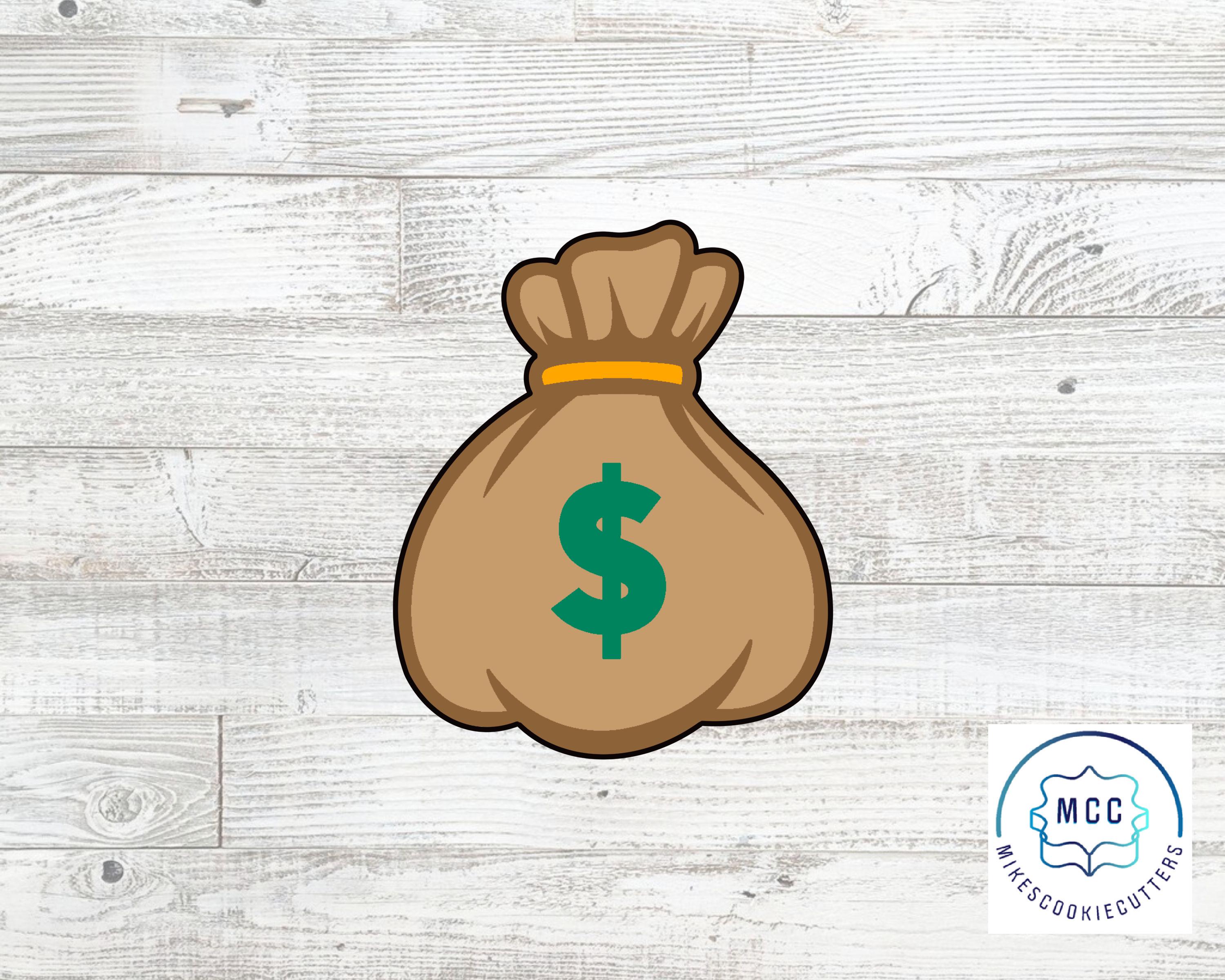 Money Cutter Money Bag Cookie Cutter - Etsy