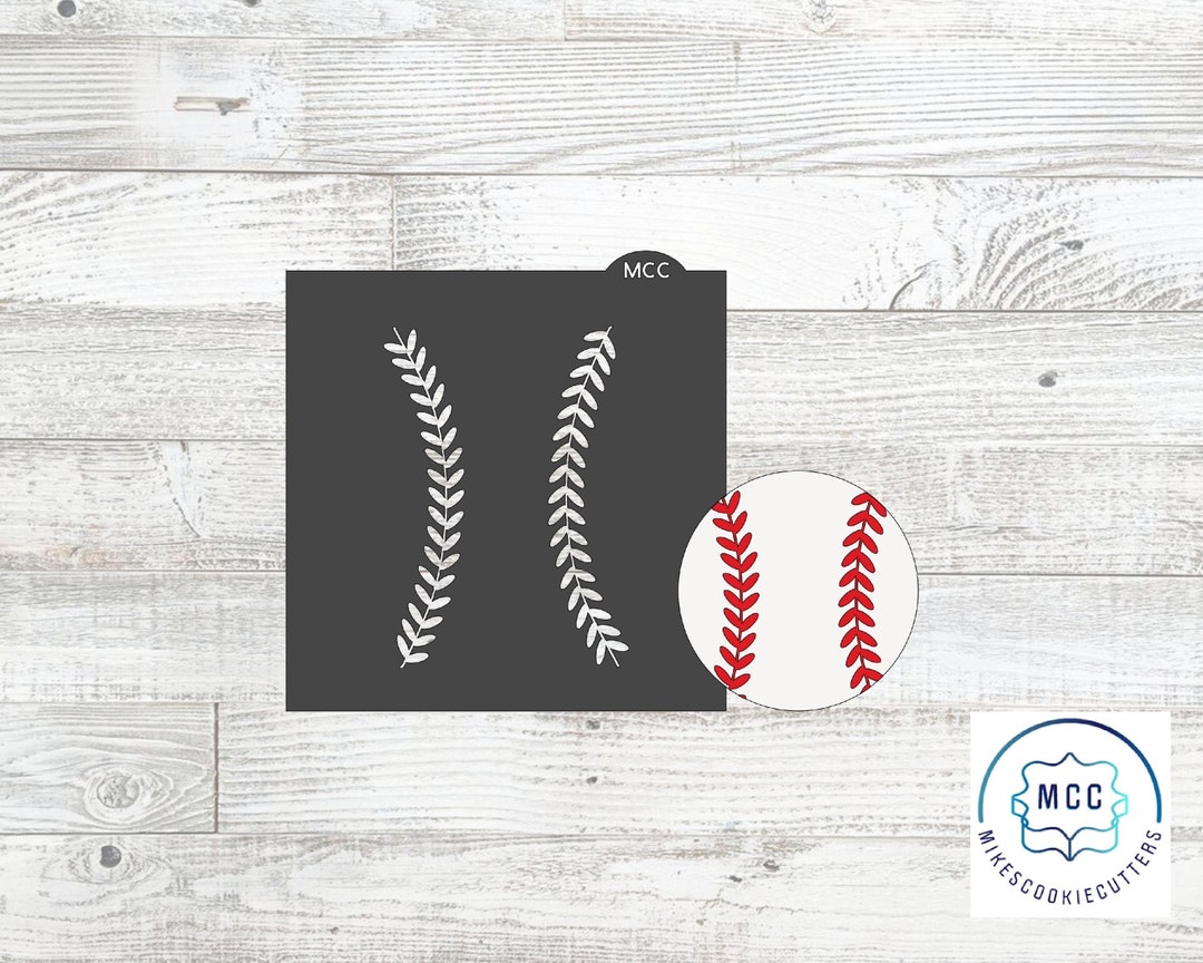 Baseball Softball Stencil - Etsy