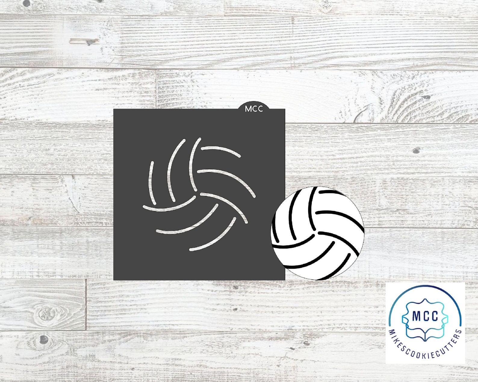 Volleyball Stencil | Etsy
