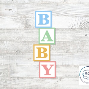 Baby 4 staplade block kakform