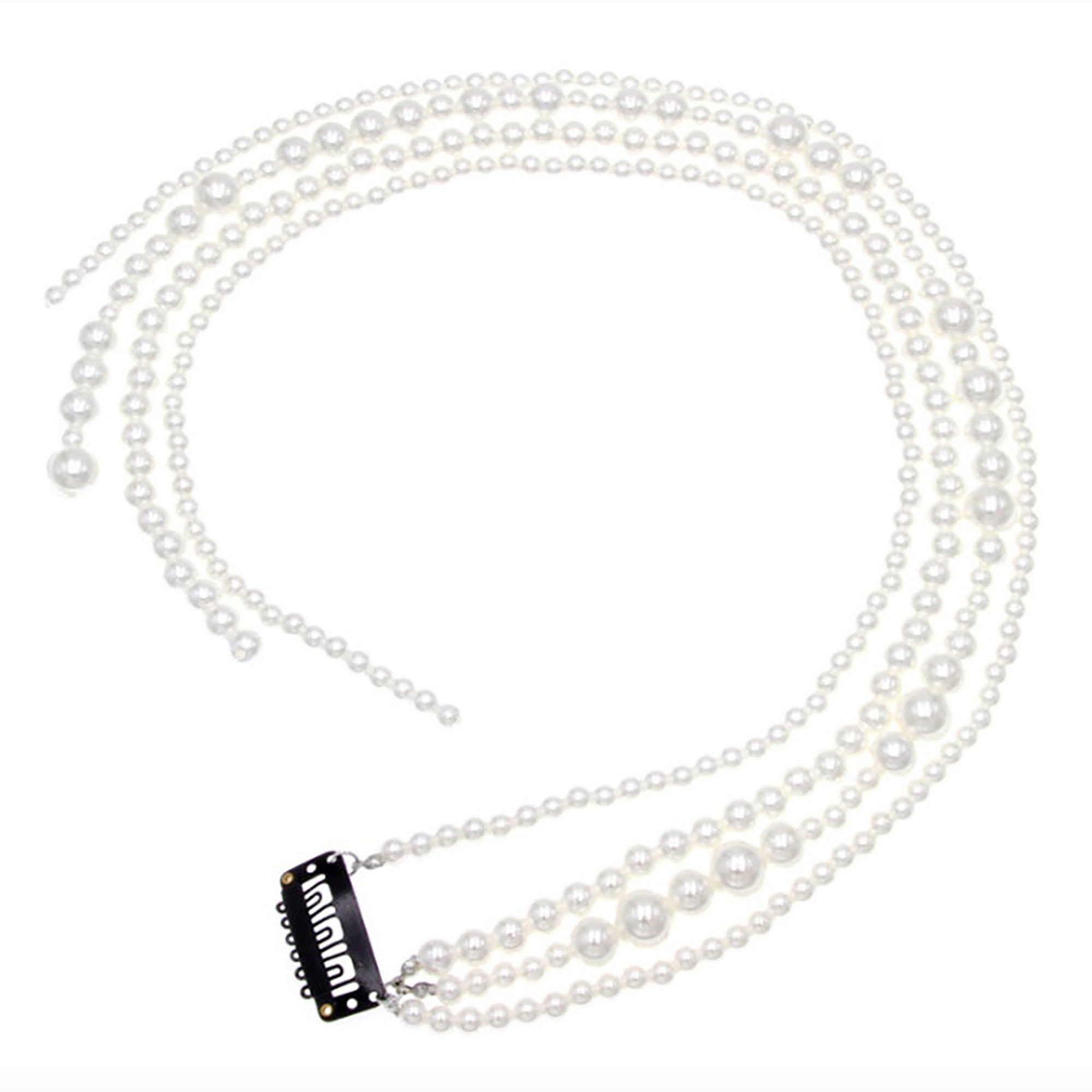 Pearls Hair ExtensionsPearl Chain Hair AccessoriesDetachable Etsy