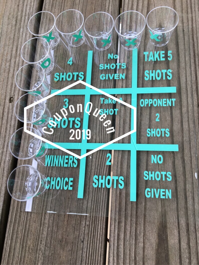 Download Drunk Tic Tac Toe SVG Cricut Design Space | Etsy