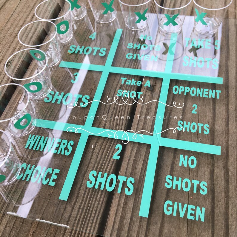 Download Drunk Tic Tac Toe SVG Cricut Design Space | Etsy