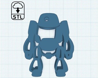 Robot Straw Topper STL Download for 3D Printing, Staw Buddies STL