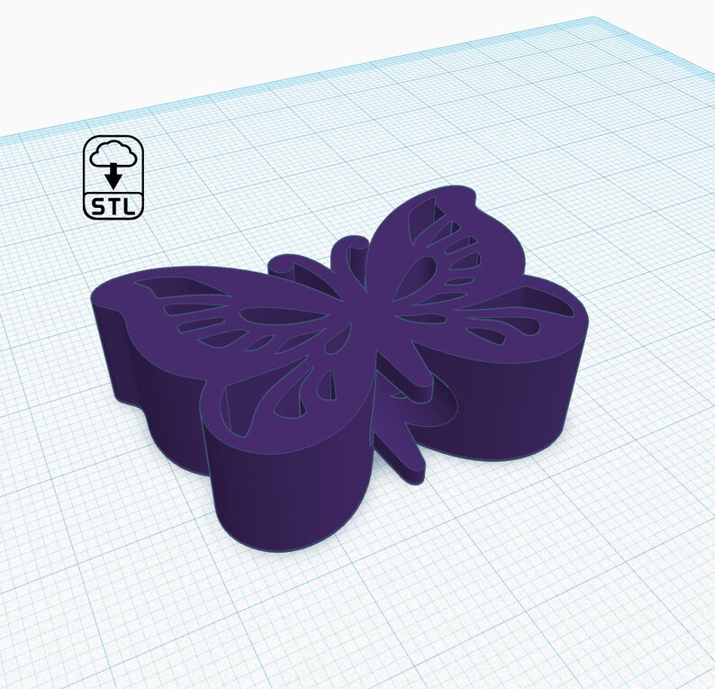 Butterfly Straw Topper STL Download for 3D Printing Staw Etsy