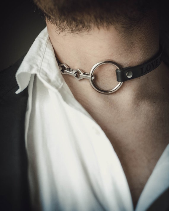 Male Submissive Jewelry Bdsm Collar Mens Choker - Pinch the Muse