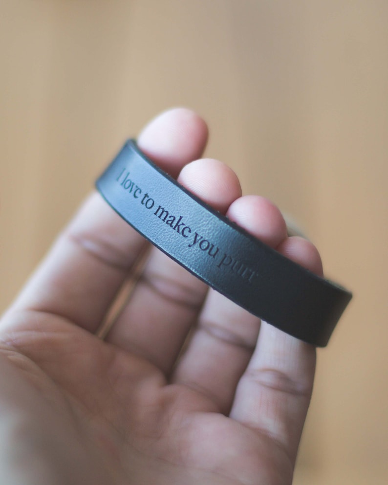 BDSM Submissive Bracelet Male Slave Jewelry Personalized Etsy