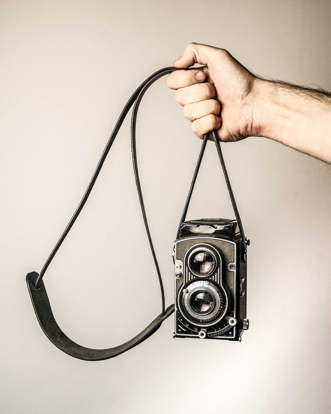 Étui D'origine En Cuir Pour Meopta Flexaret I Et II, Vintage - État Neuf (Mint)