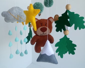 Bear Baby Mobile, Woodland mobile