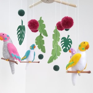 Parrot Mobile, Lovebird Mobile, Bird Mobile