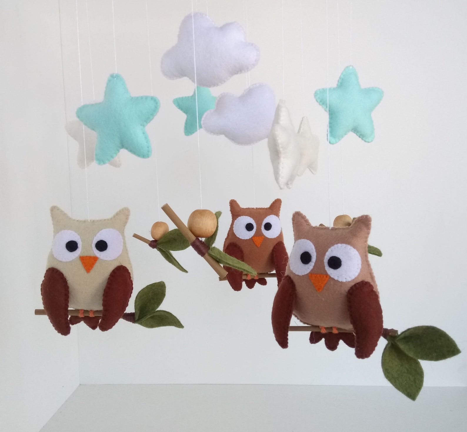 Eule BabyBett mobile Wald mobile Etsy.de