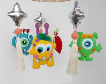 Monster  Baby Mobile, Funny  Baby Mobile
