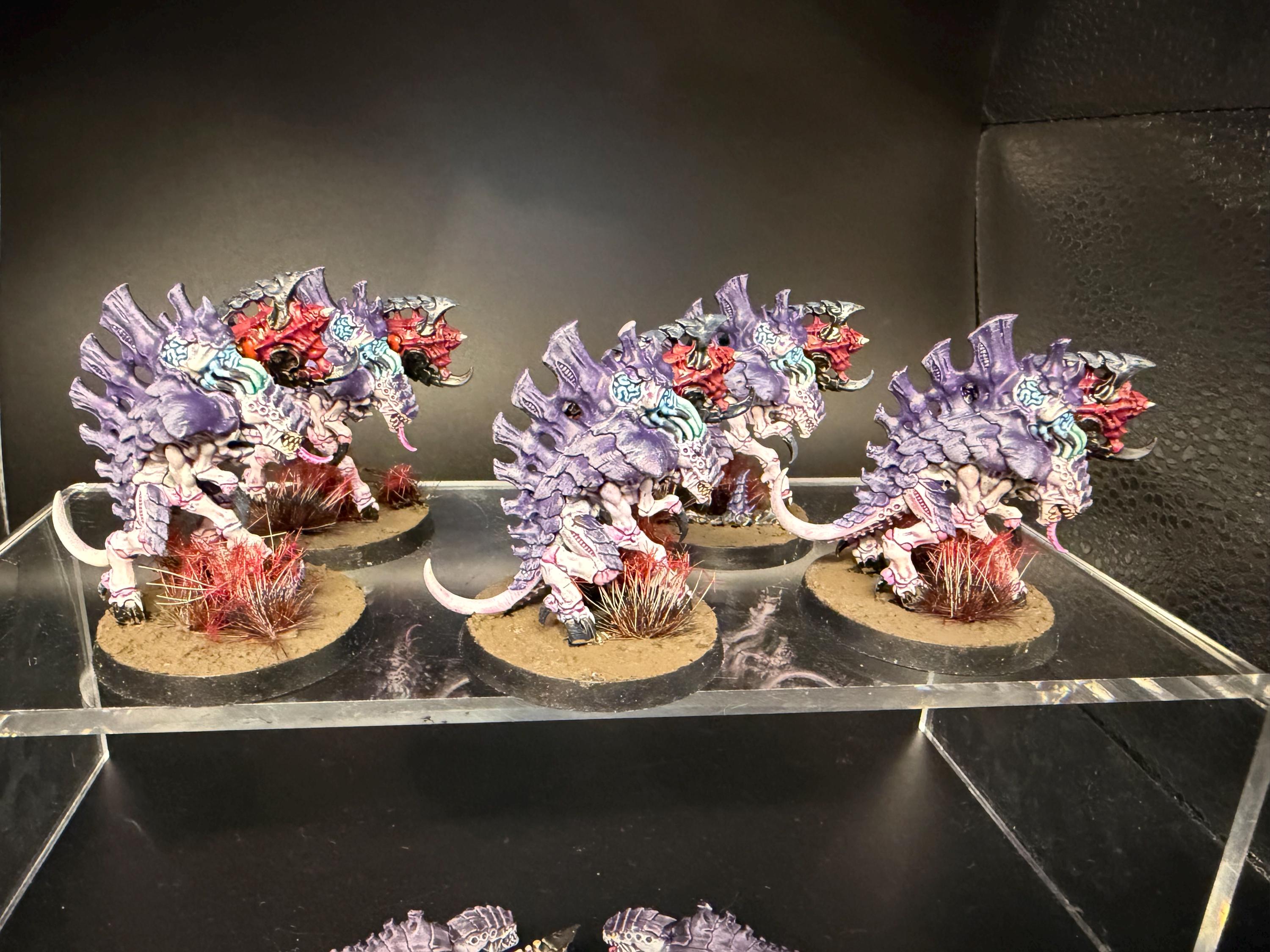 Painted Tyranids Leviathan Army Warhammer 40K Winged Tyranid Prime ...