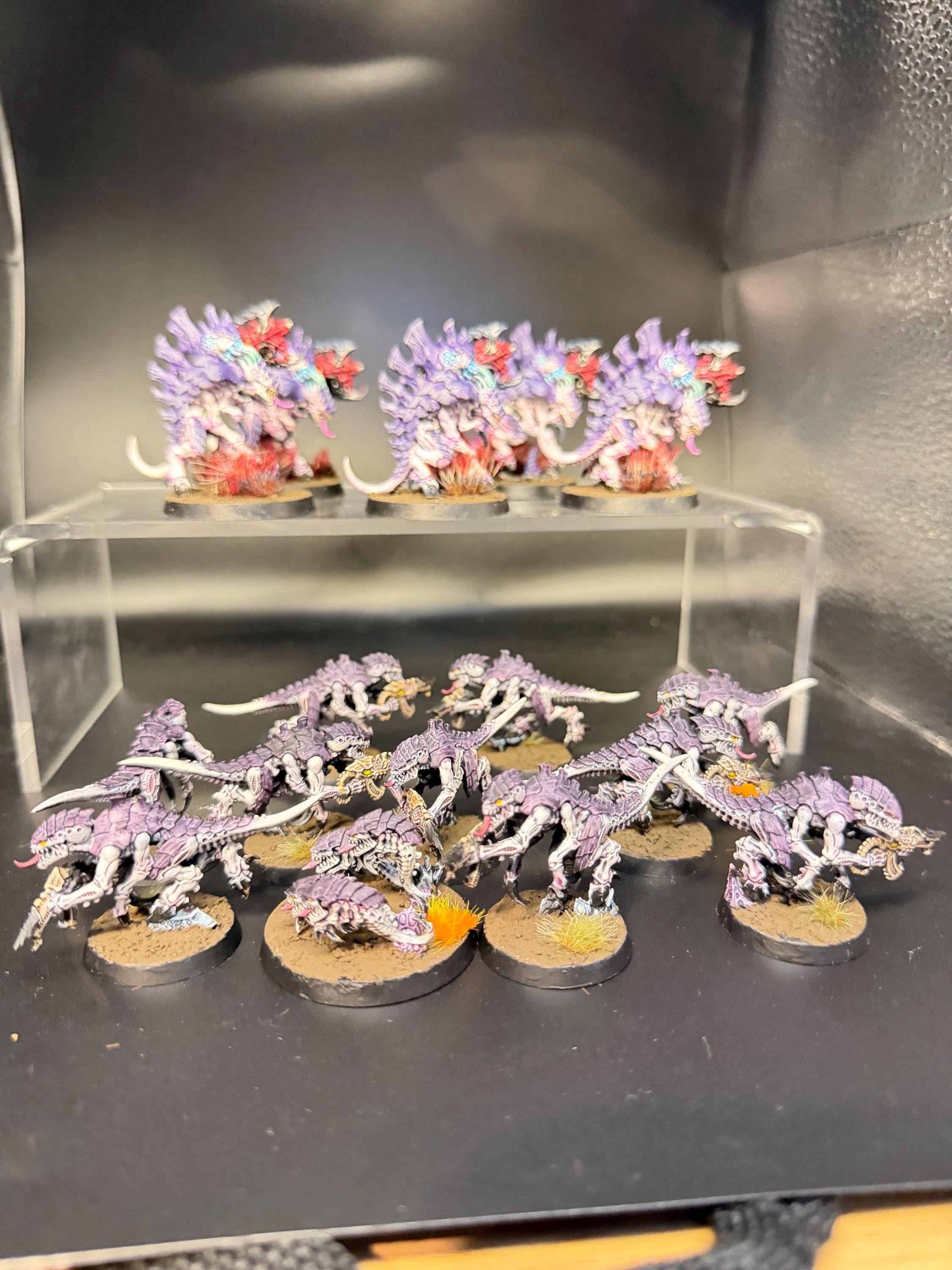 Painted Tyranids Leviathan Army Warhammer 40K Winged Tyranid Prime ...