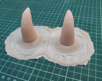 Silikon Prothese SFX Devil Horns | Latex-free | For film, TV, photoshoots, Halloween and more ... | Beginner friendly