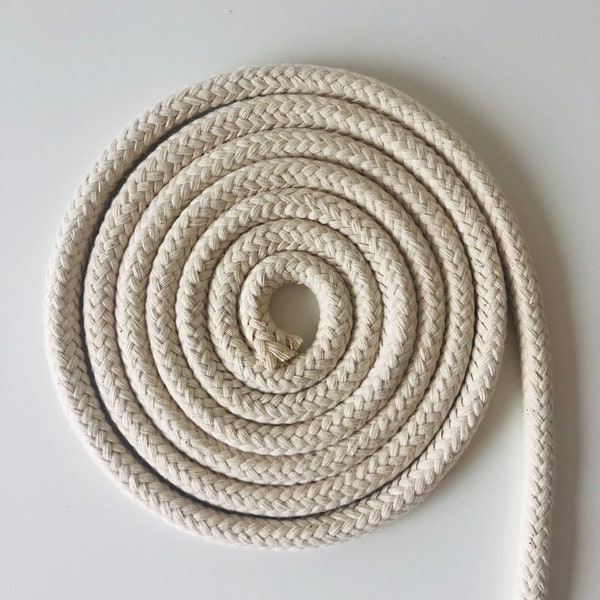 Corde/fil de macramé pour bricolage, 10mm, corde en coton tressée, corde arc-en-ciel